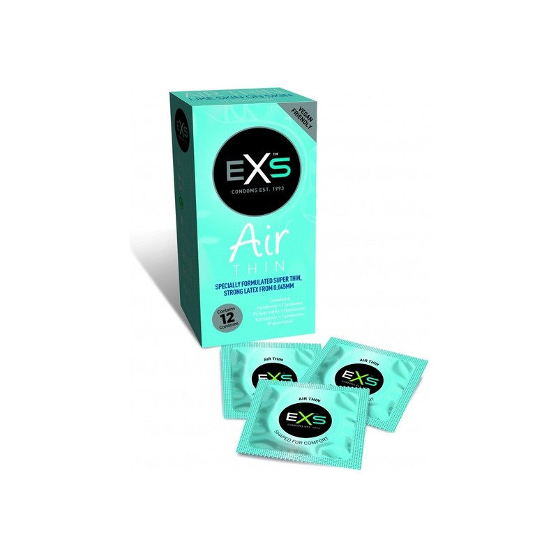 exs - condoms en latex de haute qualité - pack de 12 de exs condoms