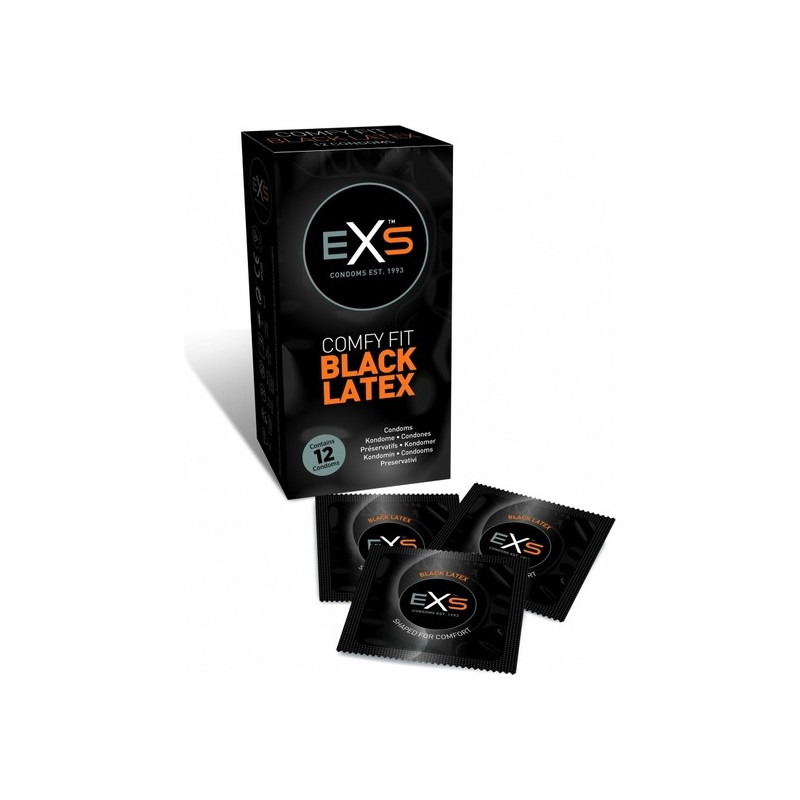 exs - latex silky - pack de 12 de exs condoms