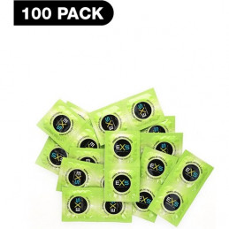 préservatifs exs côtelés, pointillés et évasés - pack de 100