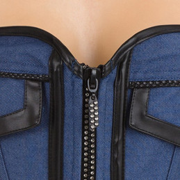 corset en jean noir
 de intimax-3