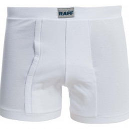 bóxer skin algodón/licra clásico con abertura, color blanco-masculina boxers-RAFF-la maison d'Azalée