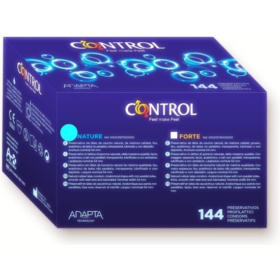 preservatifs control nature boite professionnel 144 units de CONTROL-naturels et sensibles-CONTROL-la maison d'Azalée ***TEST***