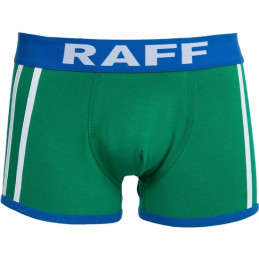 Boxer sport cotton ouvert lot de 2 bleu/vert de raff