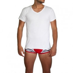 T-shirt homme col v manches...