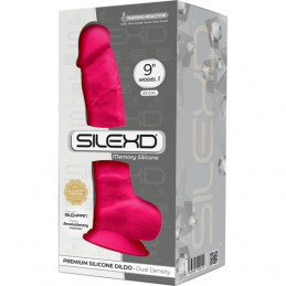 modèle silexd 1 - pénis réaliste 23,7cm - rose de silexd-2
