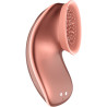twitch hands - jouet de succion du clitoris avec vibration - métal rose de SHOTS