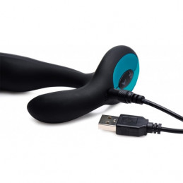plug vibrant stimulation prostate flexible - noir de xr brands-3