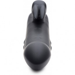 vibromasseur lapin en silicone 10 vibrations noir de xr brands-4