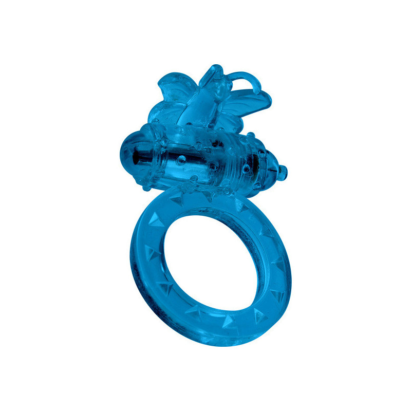 anneau penis avec vibration bleue de toyjoy