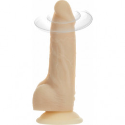 télécommande réaliste penis avec rotation de 18 cm de naked addiction