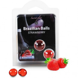 secret play set 2 boules brésiliennes arôme fraise de SECRET PLAY