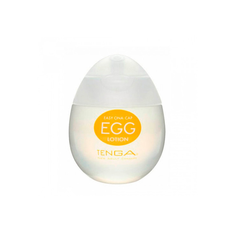 un œuf avec du lubrifiant de tenga