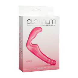 platinum - gode fixation vaginale gal pal - rose de doc johnson-2
