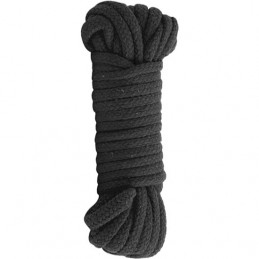 corde bondage japonais coton - noir de doc johnson