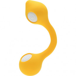 vi-bo hand orb vibromasseur design jaune de tenga