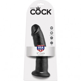 gode realiste 23cm noir - king cock de pipedream-2