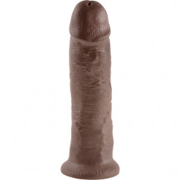 gode realiste 25cm brun - king cock de pipedream