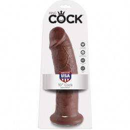gode realiste 25cm brun - king cock de pipedream-2