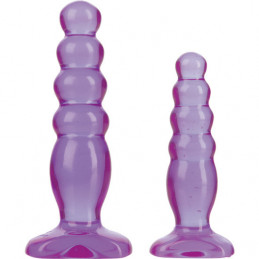 plug anal gelatineux crystal kit violet de doc johnson