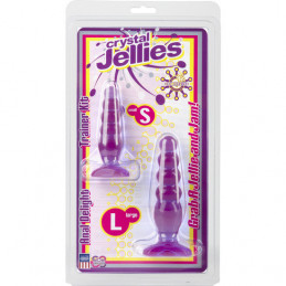 plug anal gelatineux crystal kit violet de doc johnson-2