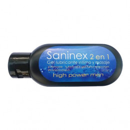 gel lubrifiant anal et massage base eau 120 ml - high power men de saninex