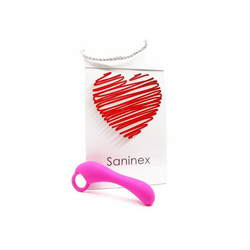 gode stimulateur anal orgasmique rose de saninex
