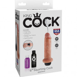 gode ejaculateur 15cm chair - king cock de pipedream-2