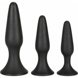 kit 3 plugs silicone diff tailles noirs de calexotics