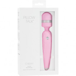 masseur en verre cheeky wand - rose de pillow talk-2