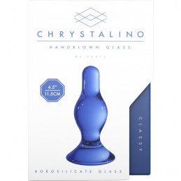 plug chrystalino anal bleu - classic de shots-3