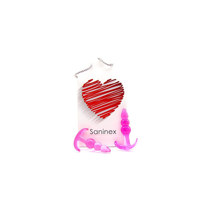 saninex plug initiation 3d pleasure - ligne économique - rose de saninex
