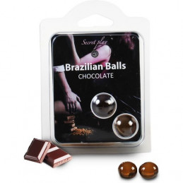 set 2 boulles brésiliennes gout chocolat de secret play