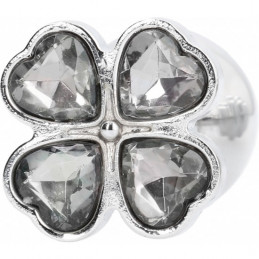 lucky plug diamant porte bonheur 9,5cm - argent de shots toys-3