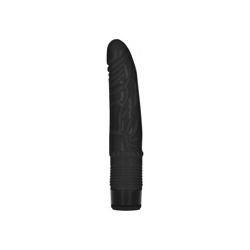 gc pénis vibrant réaliste 19,5cm - noir de shots toys