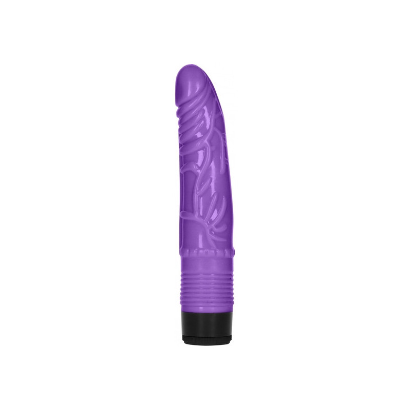 gc pénis vibrant réaliste 19,5cm - violet de shots toys