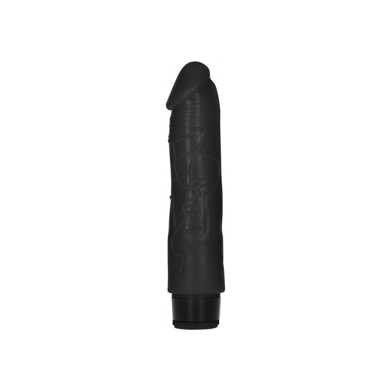 gc vibrante pénis épais réaliste 20cm - noir de shots toys