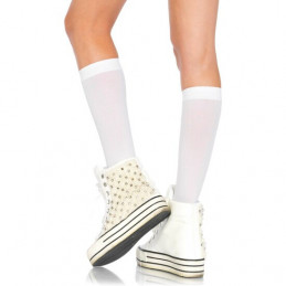 chaussettes leg avenue en nylon blanc de leg avenue-2