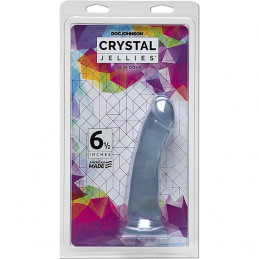 crystal jellies slim dong 16cm - translucide de doc johnson-2
