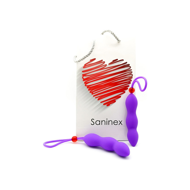 saninex climax - plug avec anneau - violet de saninex