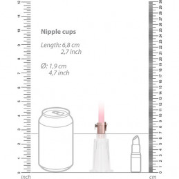 kit d'aspiration mammaire et clitoris moyen - rose de shots-4