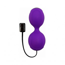 kegel vibe balls - boules vibrantes en silicone - violet de adrien lastic