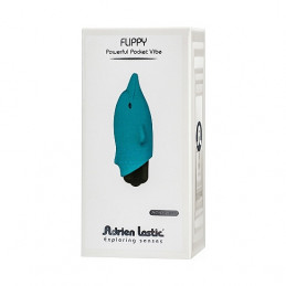 vibromasseur de poche en silicone dauphin - bleu de adrien lastic-2