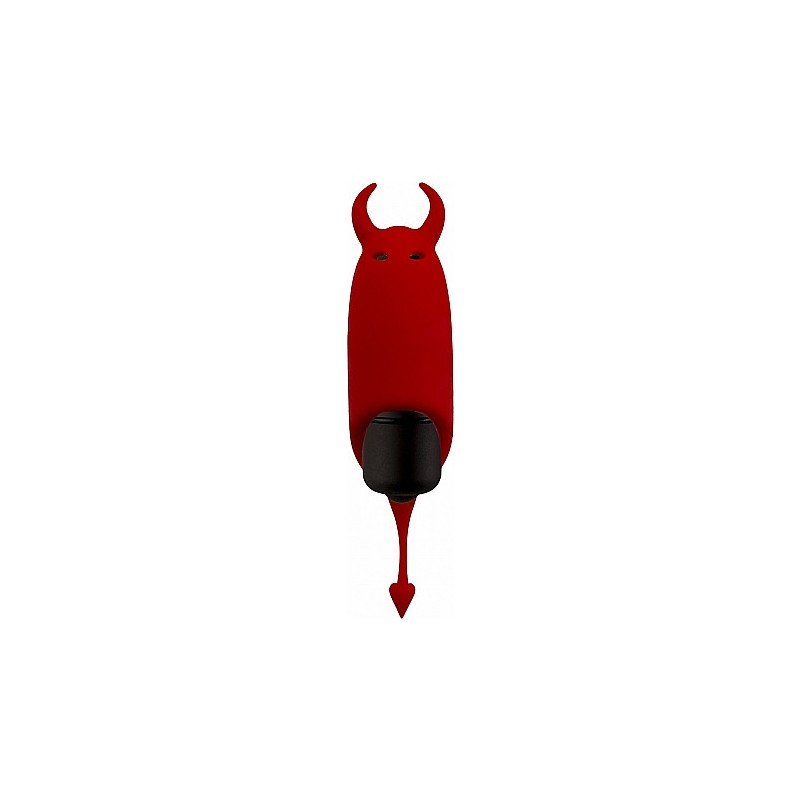 vibromasseur silicone pocket devil - rouge de adrien lastic