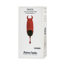 vibromasseur silicone pocket devil - rouge de adrien lastic-2