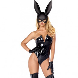 costume sexy de lapin - noir
 de forplay-3