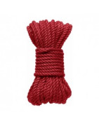 Cordes de bondage shibari bdsm en cotton, soie, nylon ou chanvre
